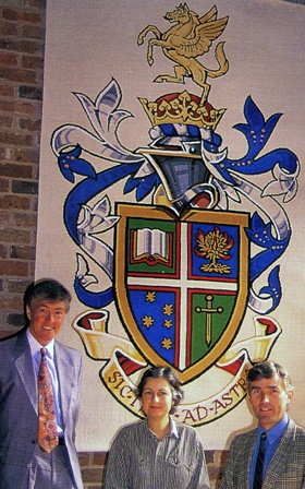 Presentation of the Coat-of-Arms Tapestry, 1991.